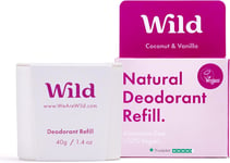 Wild - Natural Refillable Deodorant - Vegan & Eco-Friendly - Aluminium Free - Lo
