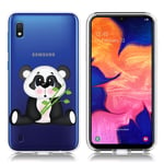 Deco Samsung Galaxy A10 skal - Panda Håller I Bambu