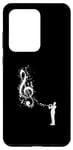 Coque pour Galaxy S20 Ultra Clarinette Instrument Player Note de Musique Clarinettiste
