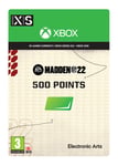 Madden NFL 22: 500 Madden Points - XBOX One,Xbox Series X,Xbox Series