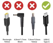 Replacement for HP EliteBook 830 G6 6XE59EA USB-C Laptop AC Adapter PSU 65W