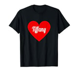 I Heart Tiffany Names And Heart, I Love Tiffany Personalized T-Shirt