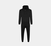 Men's Nike Taped Swoosh Overhead Full Tracksuit Fleece Set Black Grey Navy S-XL