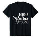 Youth Promoted to the middle brother Est 2030 coming soon Kids T-Shirt