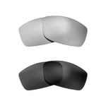 Walleva Titanium + Black Polarized Lenses For Ray-Ban RB3498 61mm Sunglasses