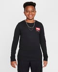 Chicago Bulls Essential Older Kids' (Boys') Nike NBA Long-Sleeve T-Shirt