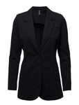FREE/QUENT Jacket From Freequent In A Beautiful Fabric. The Jacket Is Form-Fitting With A B Svart