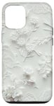 iPhone 15 Pro White Lace Wedding Graphic, Soft Feminine Case