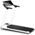 YUMO Motorised Running Jogging Walking Folding Treadmill Ultra Thin And Silent, Intended for Home/Office Portable Gym Equipment Small Multifunctional Walking Machine