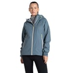 Craghoppers Womens Vanth Breathable Waterproof Shell Jacket, Storm Grey, 12 EU