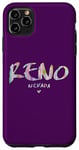 Coque pour iPhone 11 Pro Max Reno Nevada - Logo aquarelle Reno NV