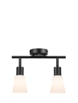 Cole | Væg 2-Spot Home Lighting Lamps Ceiling Lamps Flush Mount Ceiling Lights Black Nordlux