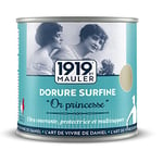 1919 BY MAULER - Peinture « DORURE SURFINE » - Or Princesse - 0,5L - Multisupports intérieur et extérieur (bois, métal, PVC, support peint) : effet métal véritables pigments métalliques