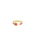 Rainbow Dot Ring Coral Design Letters