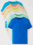 Everyday Boys 6 Pack Core Bright Short Sleeve T-shirts - Multi, Multi, Size Age: 2-3 Years