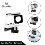 CNYO® SnowHu pour Go pro Accessoires pour Gopro Boîtier Étanche Cas Mont Hero 4 3 plus pour Gopro Hero 3 + 3 4 Caméra De Montage GP248