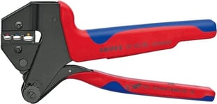 Knipex Crimp System Pliers for exchangeable crimping dies burnished, with multi-component grips 200 mm 97 43 06