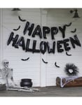 Happy Halloween Ballong-Girlander med Flaggermus og Spindelvev Fright Night