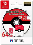 HORI Nintendo Switch Micro SD Card 64GB Pocket Monster monster Ball F/S w/Track#