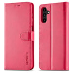 Samsung Galaxy A15 5G / A15 4G - LC.IMEEKE læder cover - Rosa