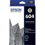 Epson 604 Ink Cartridge - Black for Epson WorkForce WF-2950/WF-2930/WF-2910 and Expression Home XP-4200/XP-3200/XP-2200. Printer
