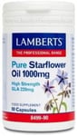 Lamberts Pure Borage Oil (Starflower Oil) 90 Capsules 1000 Mg