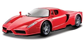 Bburago Ferrari Enzo : voiture miniature à l'échelle 1:24, portes et capot ouvrables, 19 cm, rouge (18-26006)