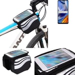 For Motorola Moto E32s holder case pouch bicycle frame bag bikeholder waterproof