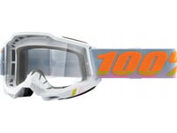 100% Goggles 100% Accuri 2 Speedco (Transparent Glass Anti-Fog, Lt 88% -92%) (New)