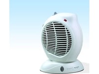 Orava Vl-201, Elektrisk Värmefläkt, Golv, Vit, Rotations-, 2000 W, 1000 W