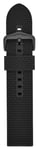 Fossil S221430 Textured Black Silicone Strap | 22mm | Black- Watch