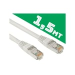 Trade Shop Traesio - Internet Lan Network Ethernet Cable 1.5 Metres Cat5 Lan Extension Cable Rj45 Switch