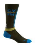 Reebok Men's Crossfit Socks (Size UK 4.5-6) ENG Crew Logo Knee Socks - New
