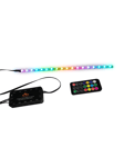 Adressable RGB Strip 30 CM med controller og fjernbetjening