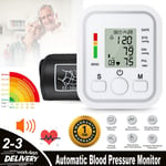 2023 Digital Automatic Blood Pressure Monitor Upper Arm BP Machine Heart Rate UK
