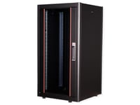 Roline 26.21.0200, Fristående Rack, 22U, 600 Kg, Kuggskenor, Justerbara Fötter, 45,4 Kg