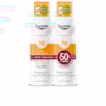 Crème Solaire pour le Corps en Spray Eucerin Sensitive Protect Sec 200 ml x 2