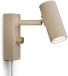 Cato Vägglampa LED GU4 Nougat/Mässing