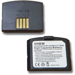 vhbw 2x Batterie compatible avec Sennheiser IS 410, IS 410TV, RI 410, RS 4200, RS 4200 TV, Set 830 casque et écouteurs sans fil (140mAh, 3,7V)