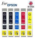 5 non-OEM Ink Cartridges to replace Epson T0711, T0712, T0713, T0714 (T0715)