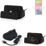 Docking Station for Samsung Galaxy M53 5G black charger Micro USB Dock Cable