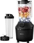 Philips Blender and Smoothie Maker - 450W, 1.9L Jug, Recipe App, 1 Speed + Pulse