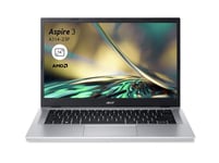 Acer Aspire 3 A314-23P-R2Q0 Ordinateur Portable 14'' Full HD IPS, PC Portable (AMD Ryzen 5 7520U, RAM 8 Go, SSD 512 Go, AMD Radeon Graphics, Windows 11) - Clavier AZERTY (Français), Laptop Gris