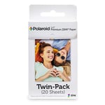 Polaroid POLZ2X320 Premium Zink Photo Paper A8 2x3ʺ (20 Pack) Compatible with Snap, Mint, SnapTouch Instant Print Digital Cameras & Zip, Mint Mobile Photo Printer