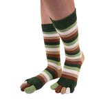 TOETOE Essential Mid-calf Stripy Earth