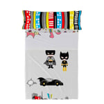 Bäddset HappyFriday Mr Fox Bat Multicolour Säng 105 2 Delar