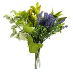 Bundle of 5 Artificial Herb Plants - Patchouli, Lavender, Sage, Bay - Home Decor