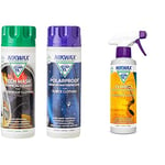 Nikwax Unisex Tech Wash/Polar Proof Twin Pack, Blue, 0.3 UK & Tx. Direct Spray On Spray On Waterproofer - 0.3lt