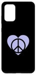 Galaxy S20+ Lavender Purple Peace Sign Heart Case
