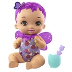 My Garden Baby Berry Hungry Baby Butterfly Doll (30-cm / 12-in), Raspberry-Scented with Color-Change Spoon & Cup, Great Gift for Kids Ages 2Y+